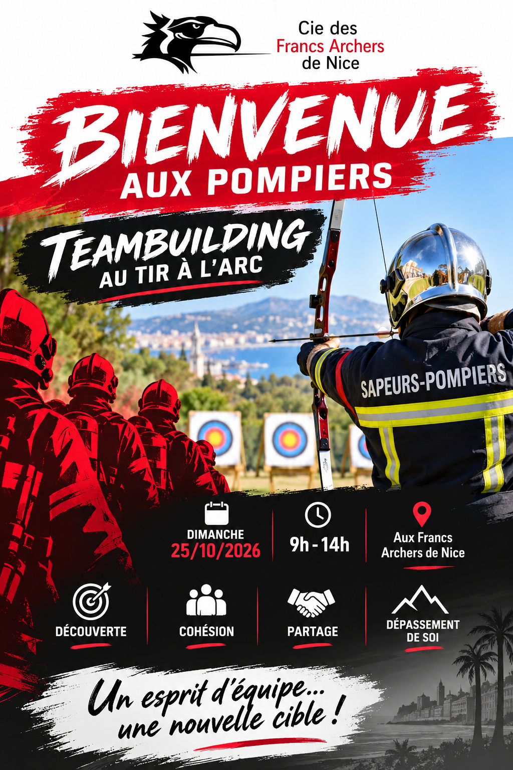 Team building pompiers Nice